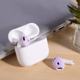 Silicone Case for Apple AirPods (4th Gen) Earbuds - Purple