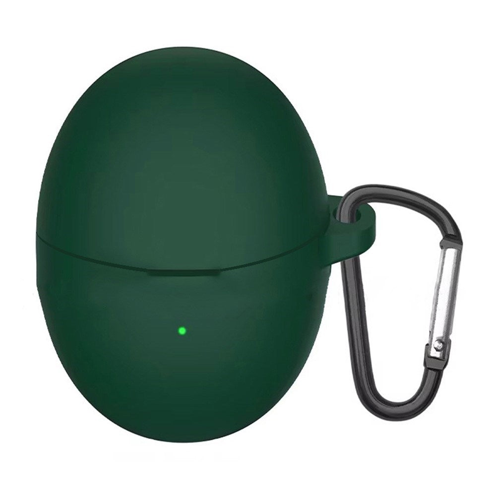 Huawei FreeBuds 6 Silicone Case with Carabiner - Dark Green