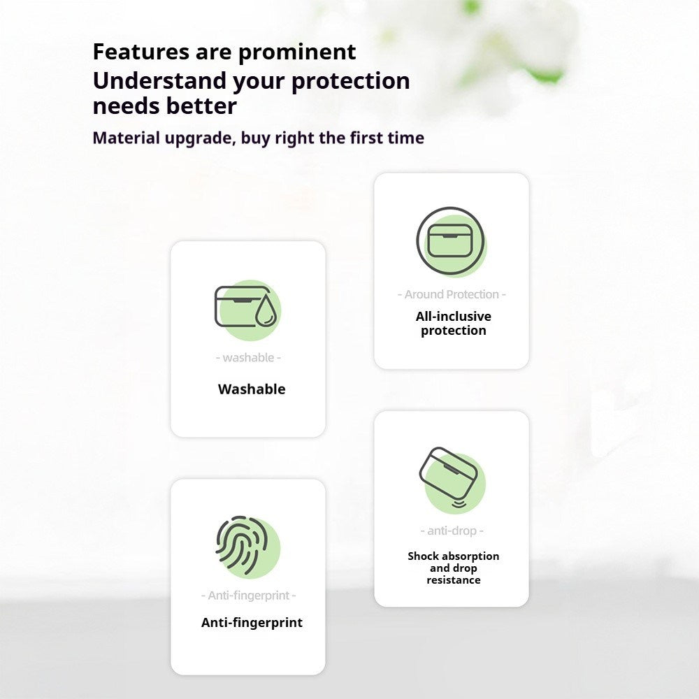 Apple AirPods Pro (3rd gen.) Silicone Case w. Carabiner - Purple