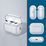Apple AirPods Pro (3rd gen.) Transparent Flexible Plastic Case - Transparent / Glitter
