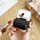 Apple AirPods Pro (3rd gen.) Patterned Plastic Case with Mirror - Leopard / Black