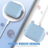 Apple AirPods Pro (3rd gen.) Silicone Case with Carabiner & Cleaning Pen - Mint Green