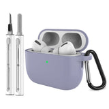 Apple AirPods Pro (3rd gen.) Silicone Case with Carabiner & Cleaning Pen - Lavender