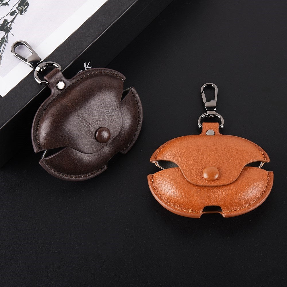 Huawei FreeBuds Pro 5 / 4 / 3 Faux Leather Case - Dark Brown