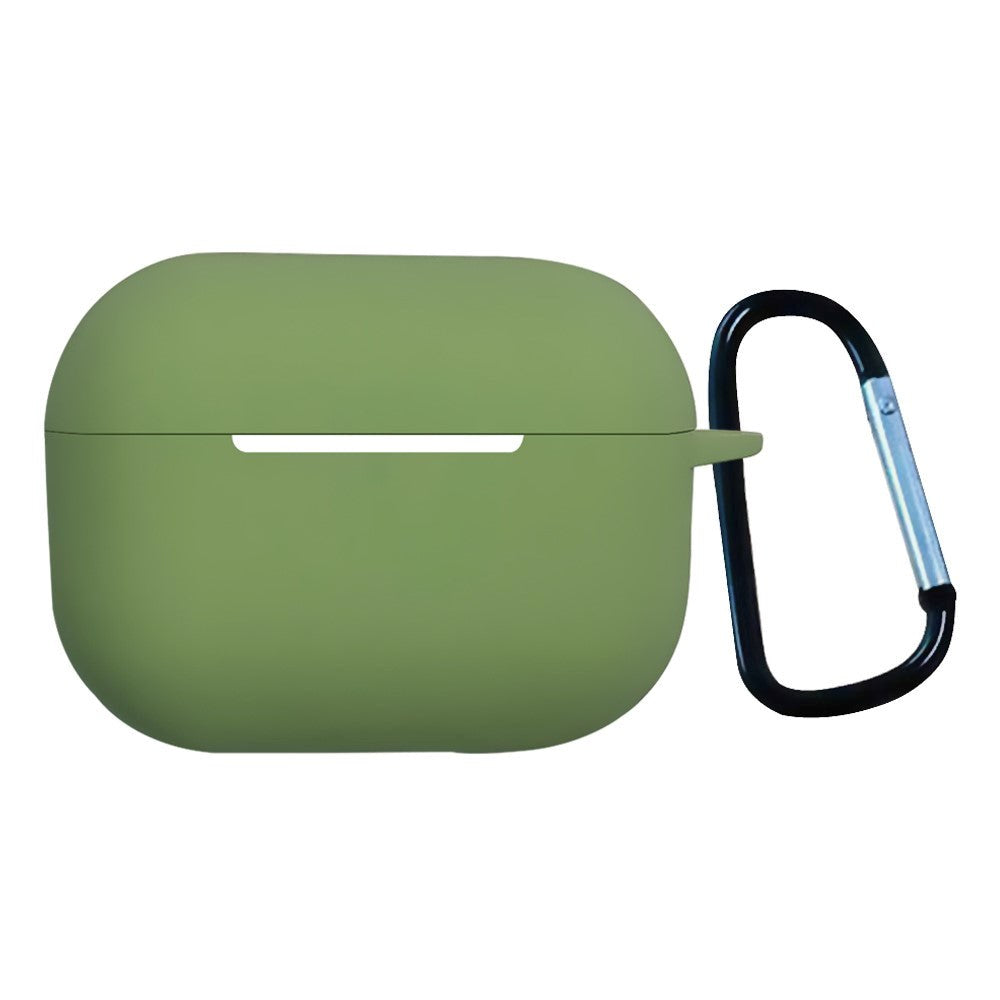 Apple Airpods Pro 2nd Gen (2022) Silicone Case w. Snap Hook - Mustard Green