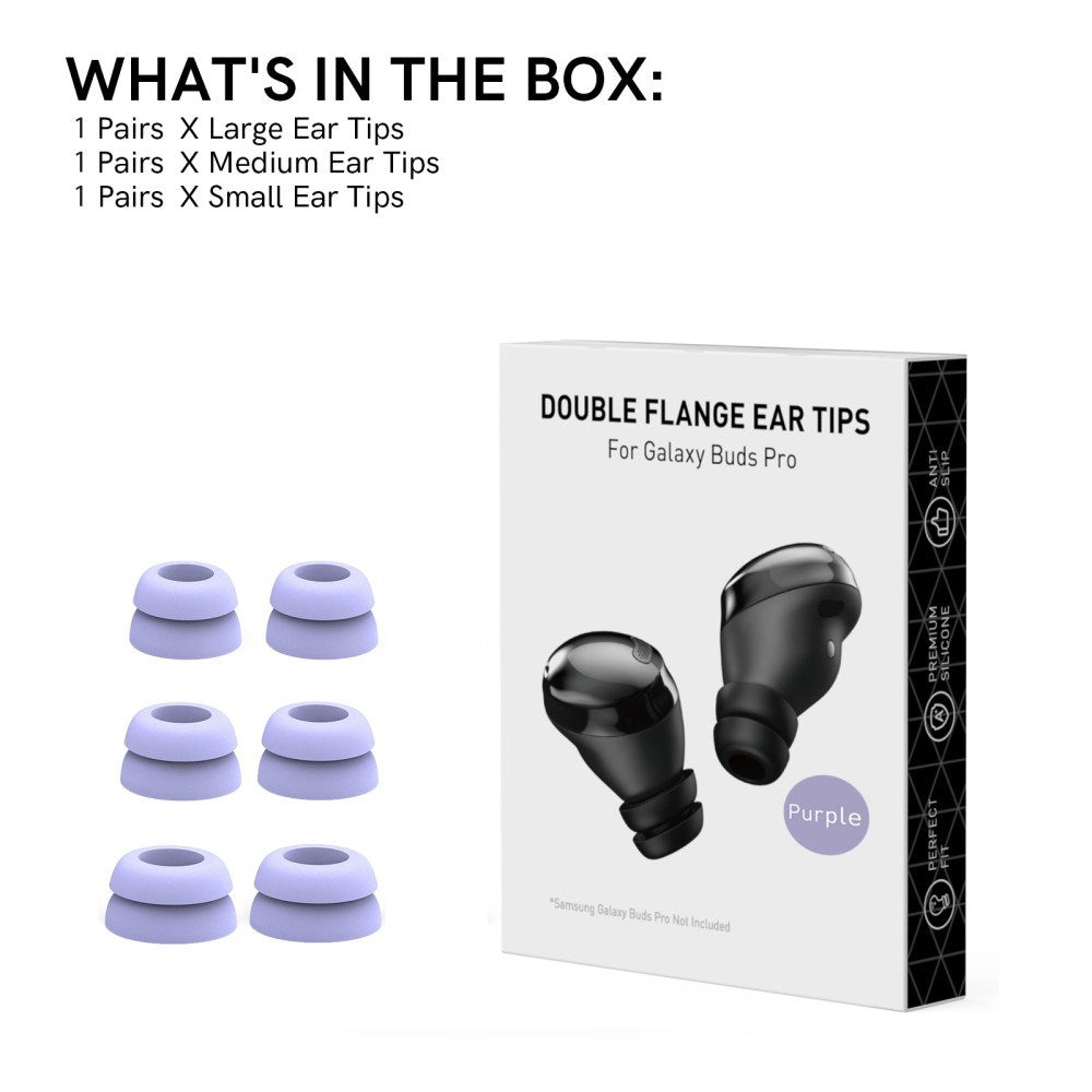 Samsung Galaxy Buds Pro Earbuds Covers - 3 pcs. - Purple