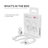 AirPods / AirPods Pro Flexible Magnetic Silicone Earhook - White