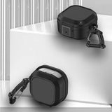 Samsung Galaxy Buds2 / Buds2 Pro / Buds Pro / Buds Live Hybrid Plastic Case with Carabiner - Blue
