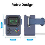 Silicone Charger Stand for Apple Watch - Game Console - Blue