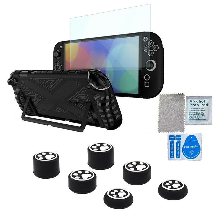 Nintendo Switch 2 - 3-in-1 Protection Kit - Transparent / Black