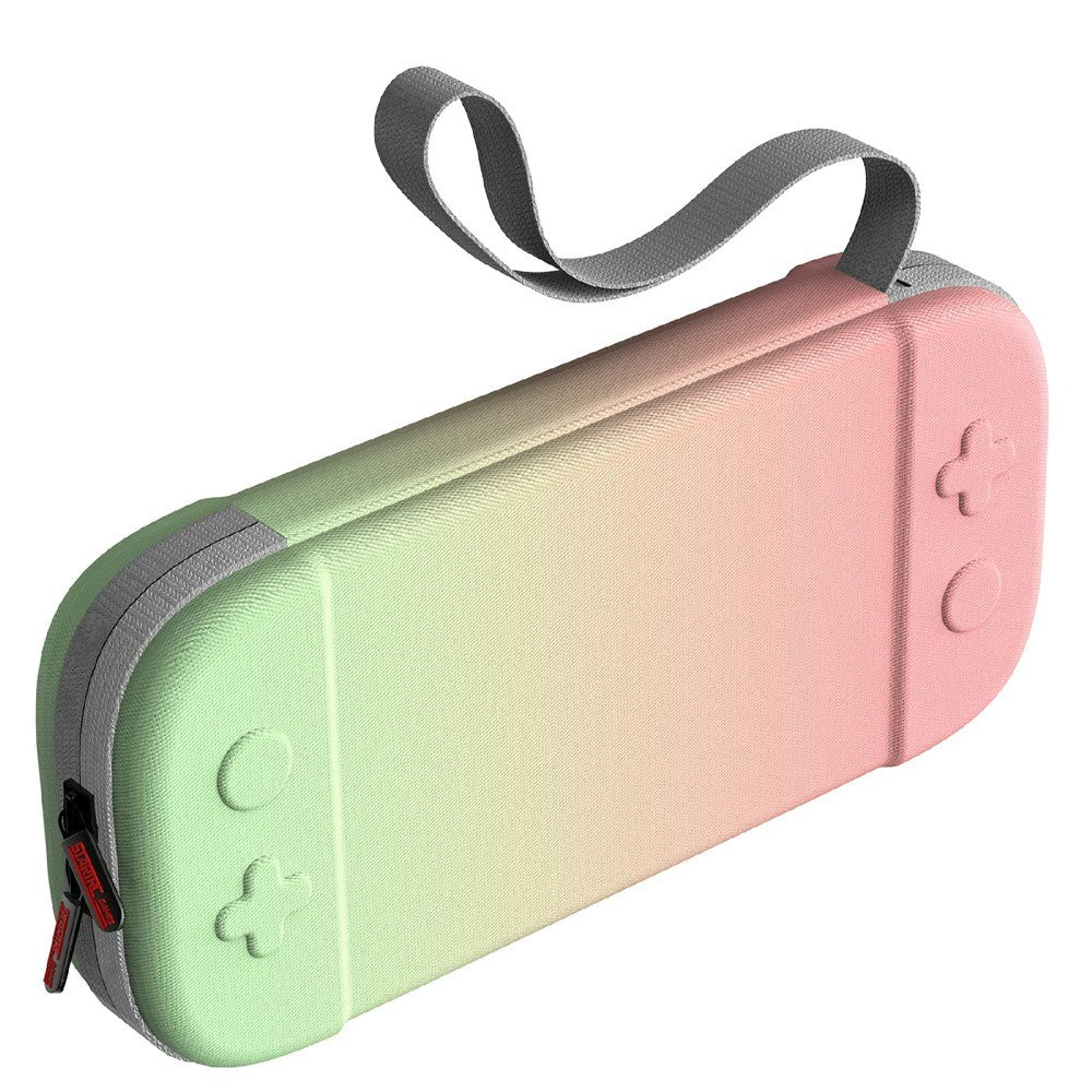 Nintendo Switch 2 Nylon Storage Bag with Strap - Green / Pink