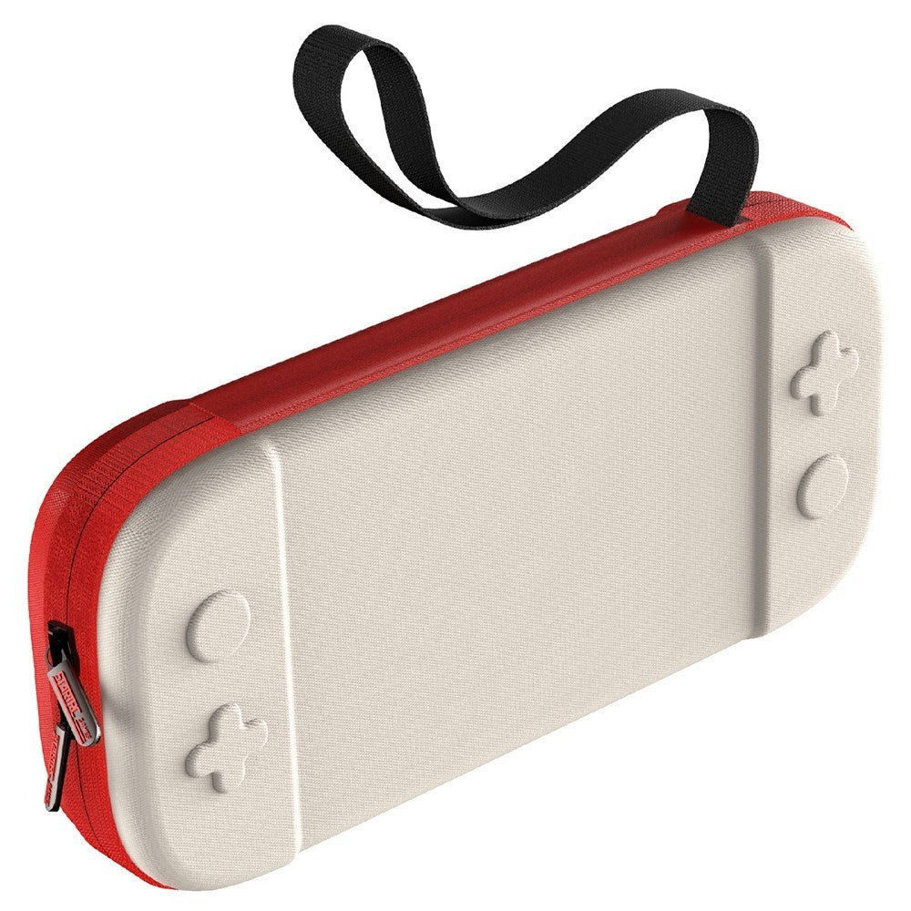 Nintendo Switch 2 Nylon Storage Bag with Strap - Beige / Red