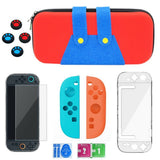 Nintendo Switch 2 6-in-1 Protection Set - Red / Blue