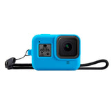 GoPro Hero 8 Silicone Case incl. Strap - Blue