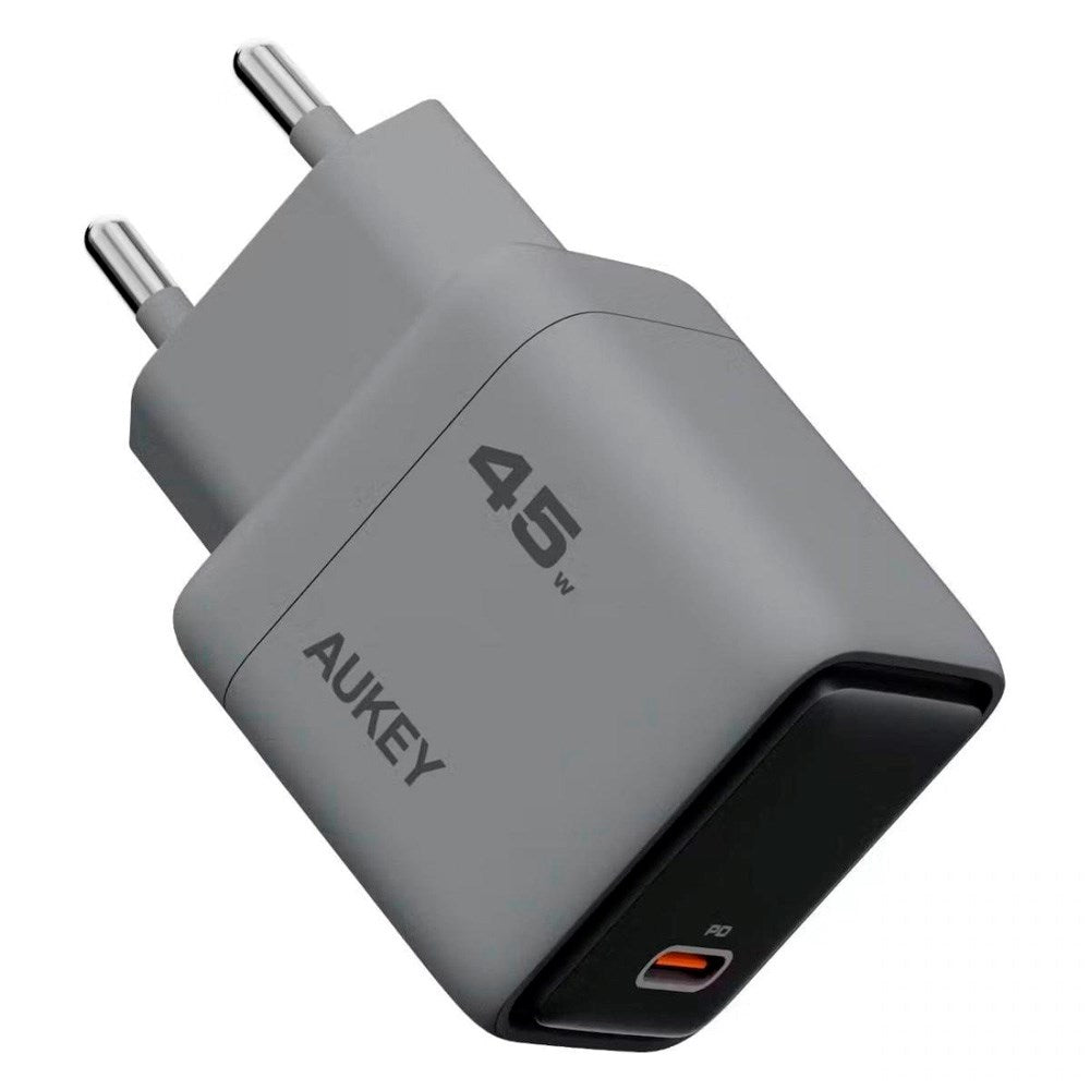 Aukey 45W Wall Charger with 1x USB-C - Grey
