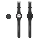Apple AirTag Silicone Strap with 3D Design - Black / Shark