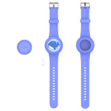 Apple AirTag Silicone Strap with 3D Design - Blue / Dolphin