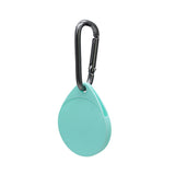 AirTag Silicone Case w. Carabiner - Mint Green