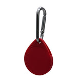 AirTag Silicone Case w. Carabiner - Wine Red