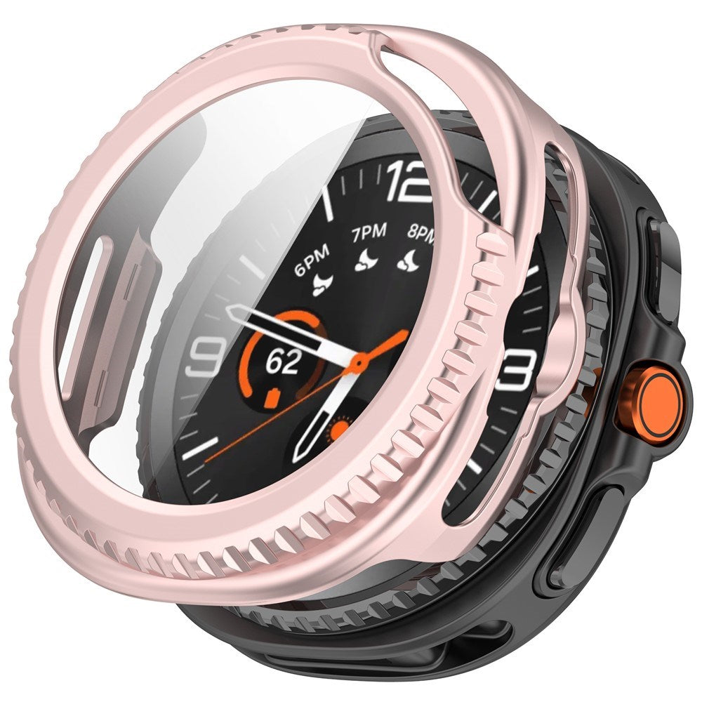 Samsung Galaxy Watch 8 Classic (46mm) Hard Plastic Case with Built-in Screen Protector - Pink