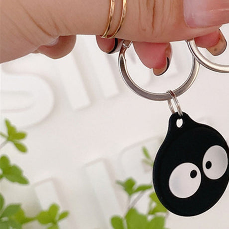 Apple AirTag Silicone Case - Keychain with Fun Design - Rainbow