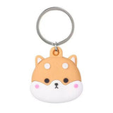 Apple AirTag Silicone Case - Keychain with Fun Design - Shiba Inu