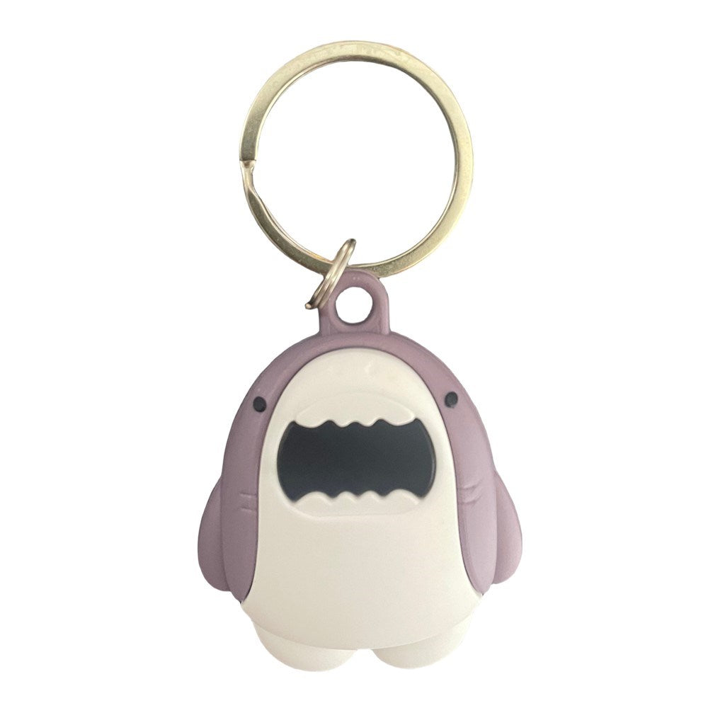 Apple AirTag Silicone Case - Keychain with Fun Design - Shark