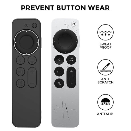 Apple Siri Remote Silicone Case (2nd & 3rd gen.) - Black