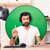 Round Photo Background 75 cm - Green