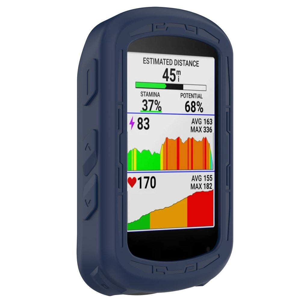 Garmin Edge 840 / 540 Silicone Bike Computer Case - Dark Blue