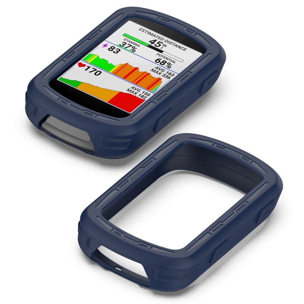 Garmin Edge 840 / 540 Silicone Bike Computer Case - Dark Blue