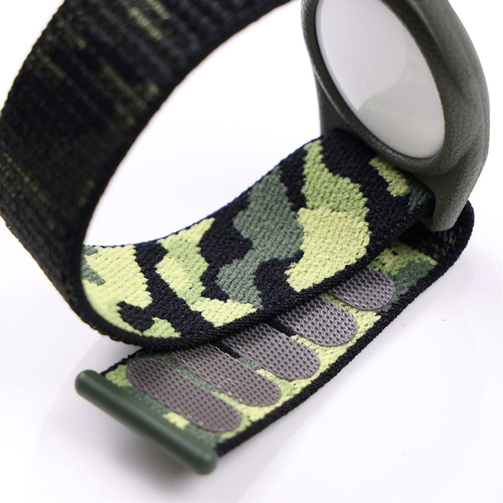 AirTag Nylon Children's Strap - Green Camouflage