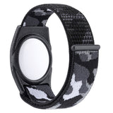 AirTag Nylon Children's Strap - Black Camouflage