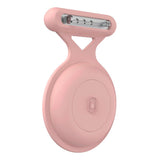 AirTag Silicone Case w. Brooch - Pink