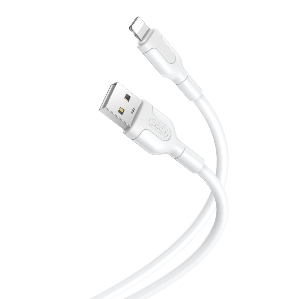 XO 10W USB-A to Lightning Cable 1m - White