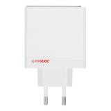 Original OnePlus Supervooc 100W Dual Wall Charger USB-C / USB-A with USB-C Cable 1 meter - White