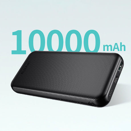 Choetch Powerbank 20W w. USB-A / USB-C (PD) 10.000 mAh - Black