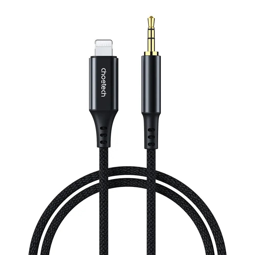 Choetech AUX007 Lightning to 3.5mm Minijack Cable - 1m - Black