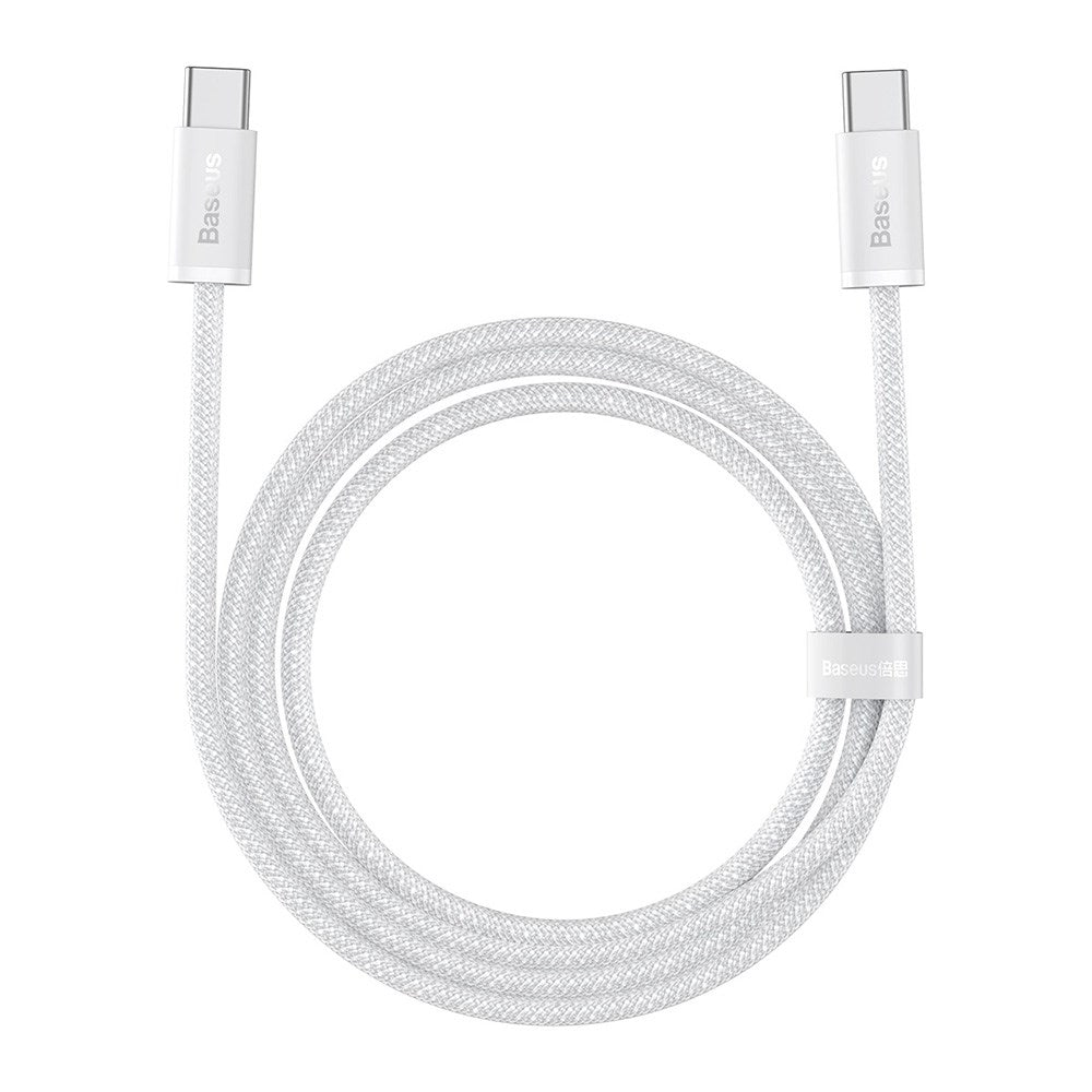 Baseus 100W USB-C to USB-C Cable - Power Delivery - 1 Meter - White