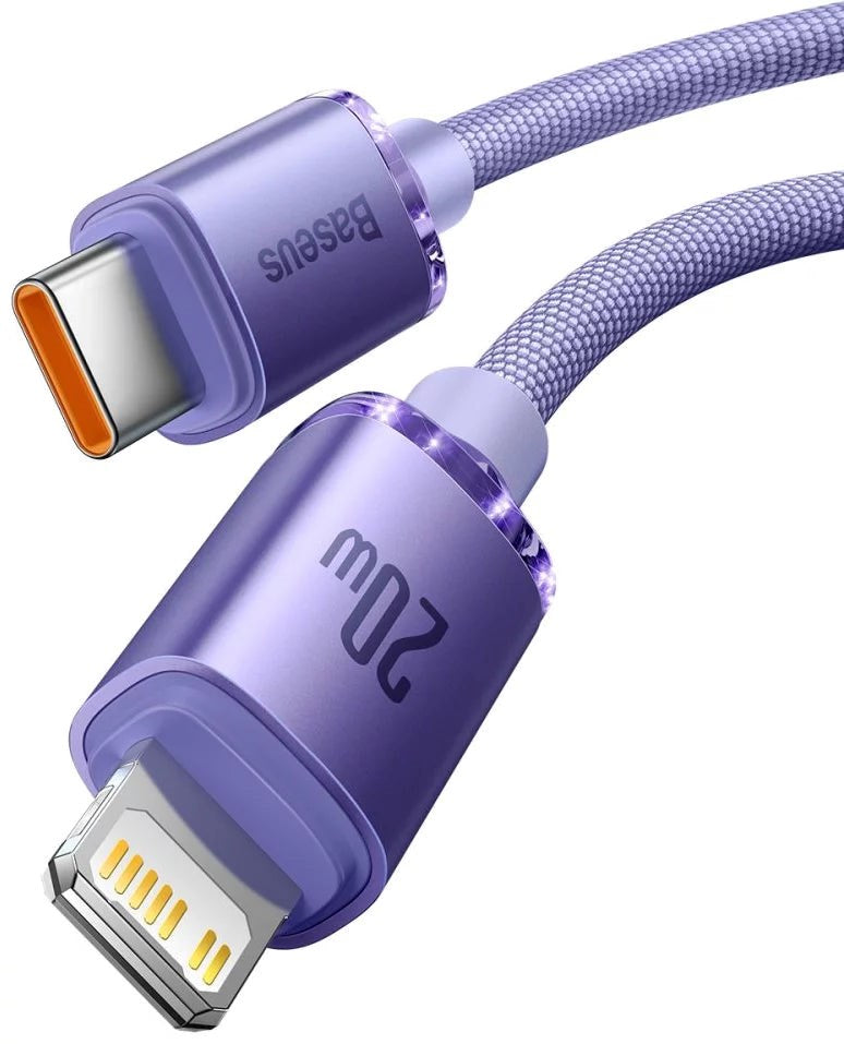 Baseus Cafule Cable USB-C to Lightning 2m 20W - Purple