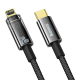 Baseus Explorer Series 20W - USB-C to Lightning Cable - 2m - Black