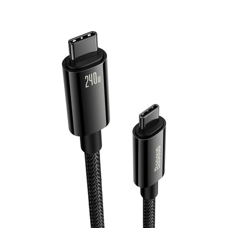 Baseus 240W USB-C to USB-C Cable 480Mb/s - 1m - Black