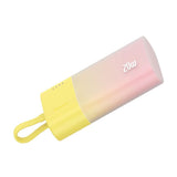 Baseus Popsicle 5200mAh Powerbank 20W with Built-in Lightning Cable - Pink / Yellow