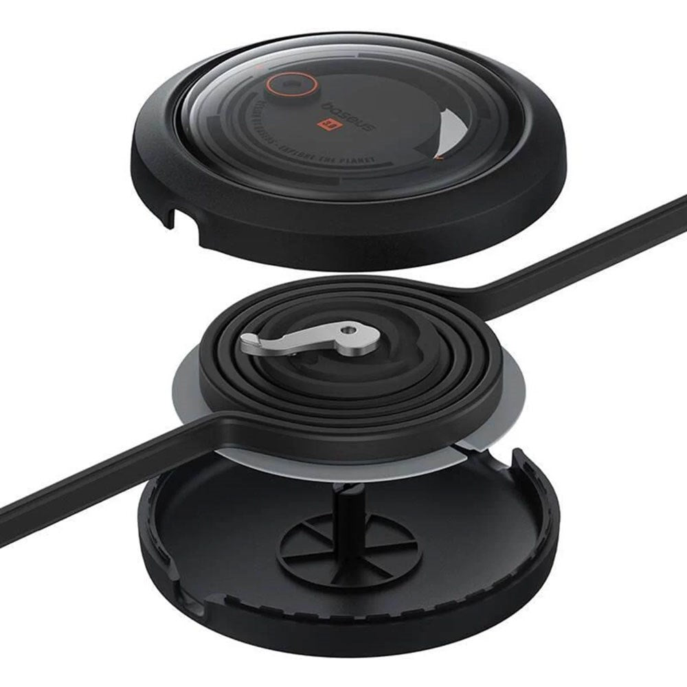 Baseus Free2Draw 3-in-1 Retractable Multi Cable - USB-A to USB-C / Lightning / Micro USB - 1.1m - Black