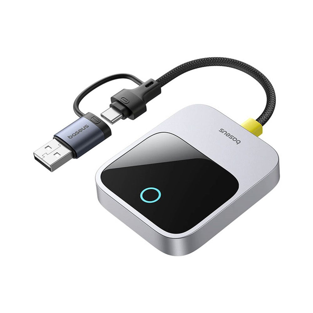 Baseus SafeJourney Wireless Apple CarPlay Adapter - Grey