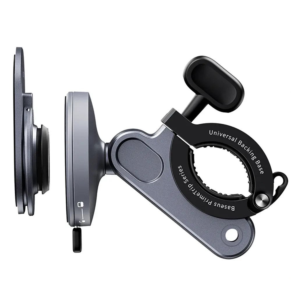 Baseus 2-in-1 PrimeTrip Bicycle Handlebar Phone Holder & Stand - Grey
