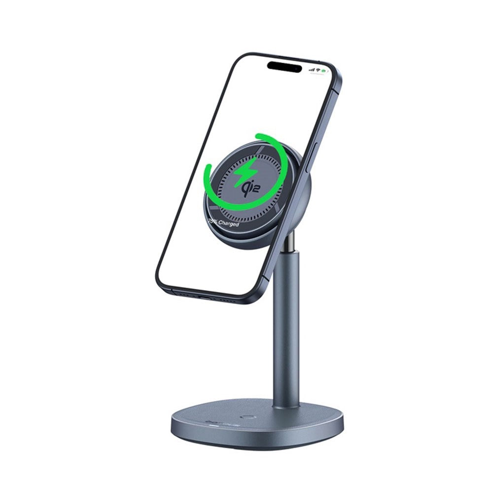 Baseus Orbit 2 Pro 2-in-1 Mobile Stand with 20W Wireless Charging - MagSafe / Qi2 Compatible - Grey