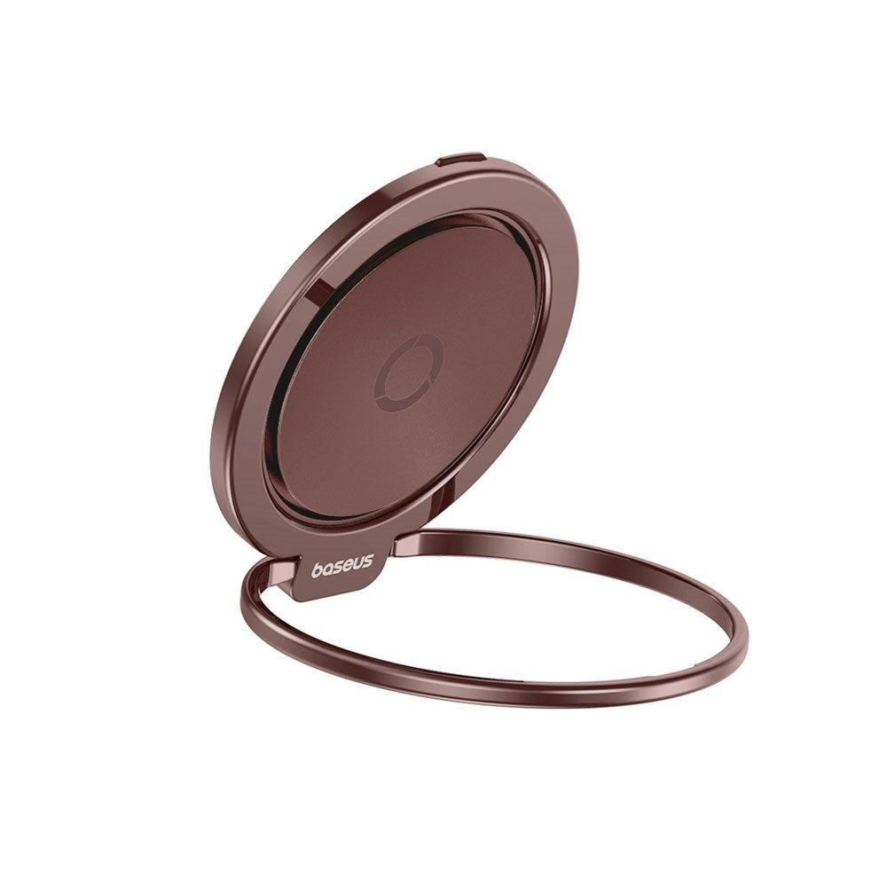 Baseus MagPro II Ring Holder for Mobile with Stand Function - MagSafe Compatible - Rose Gold