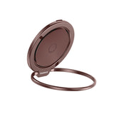 Baseus MagPro II Ring Holder for Mobile with Stand Function - MagSafe Compatible - Rose Gold