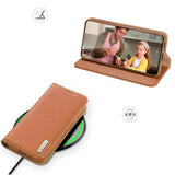 Samsung Galaxy S23 DUX DUCIS Hivo Series Flip Case - Brown